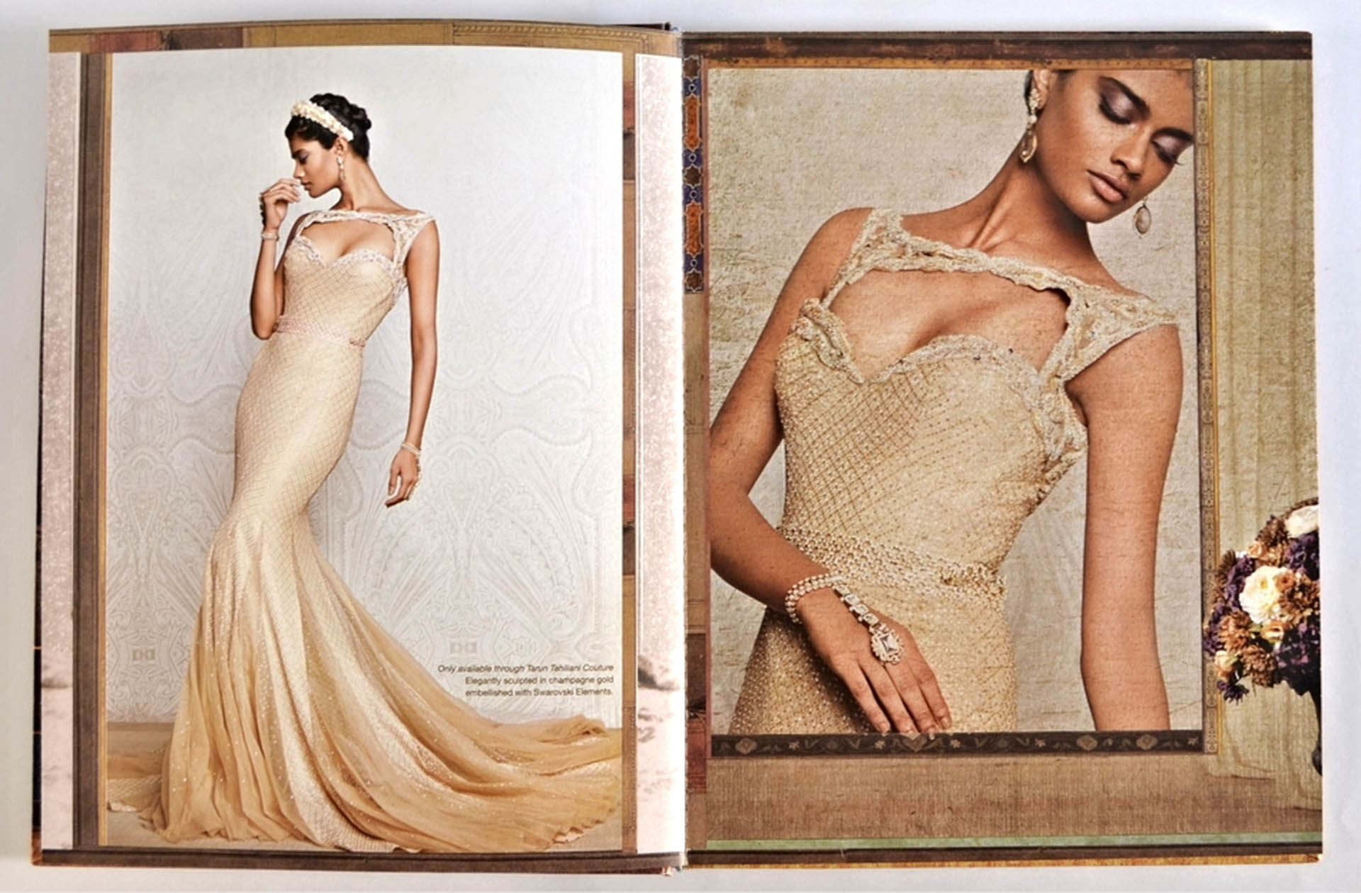 Catalogue design to promote Tarun Tahiliani Design Studio who create couture with an Indian sensibility