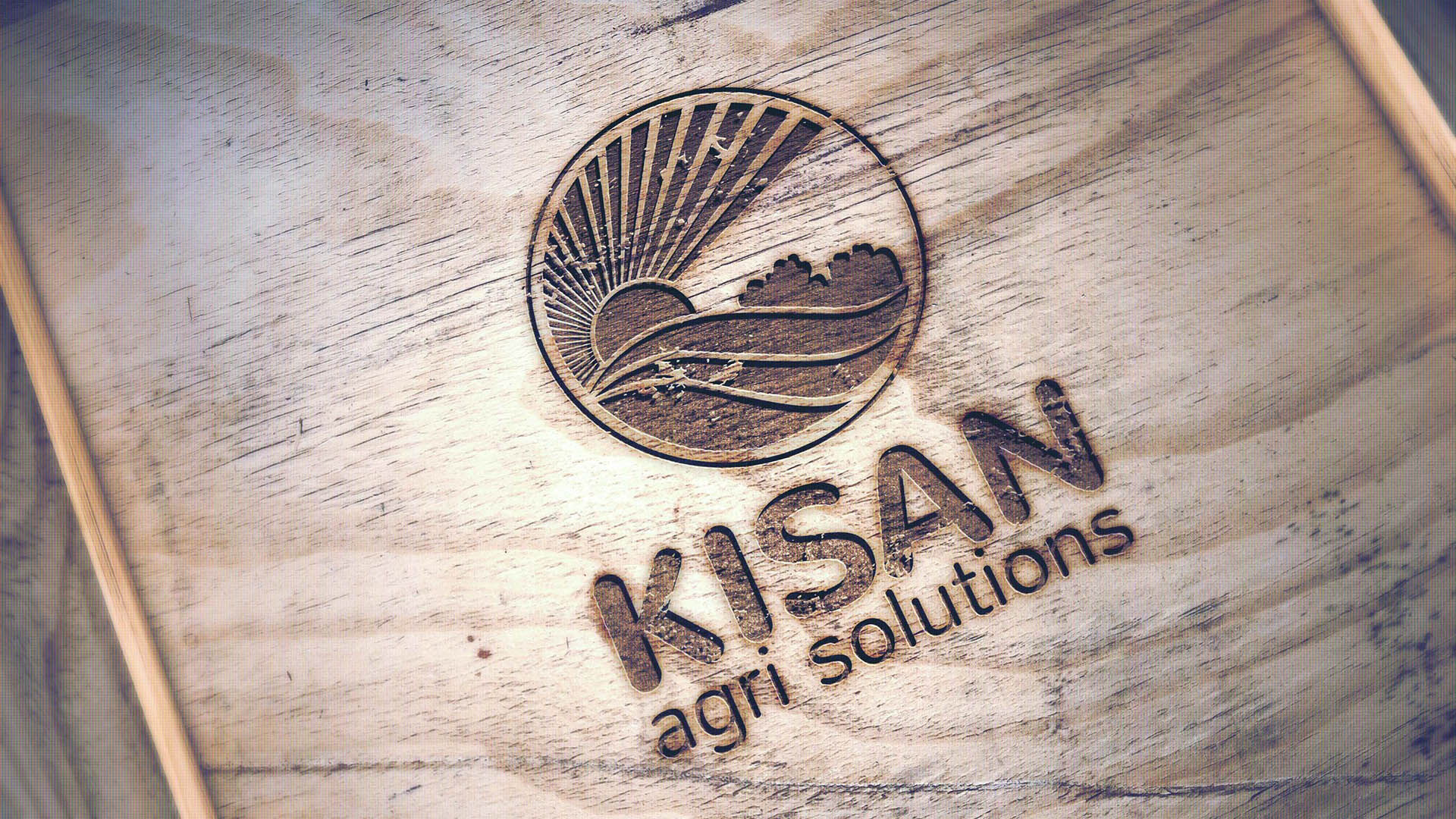 Visual identity for Kisan Agri Solutions a start-up organisation which aims to help small-scale farmers improve their income and living standards