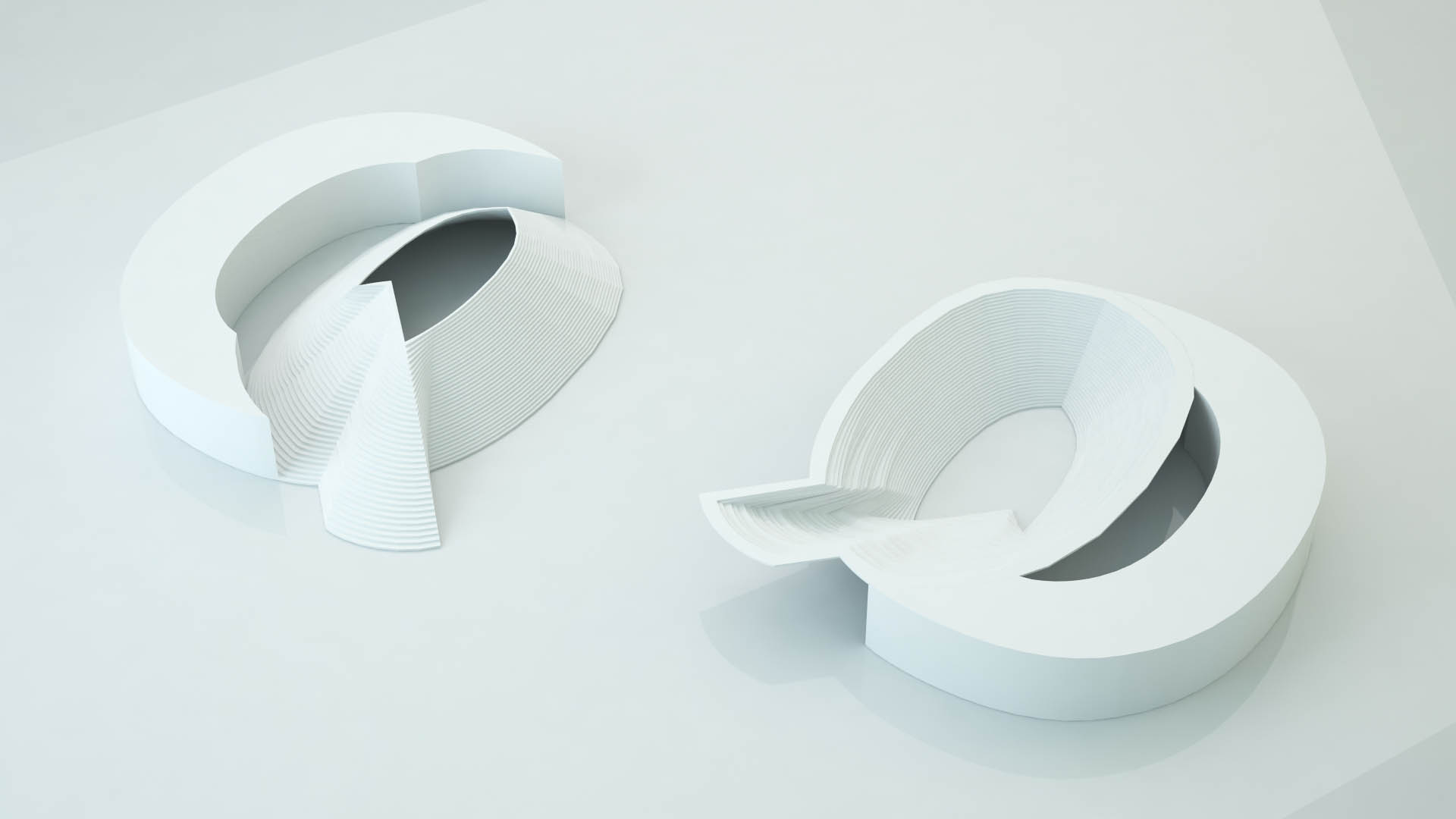 Duality experimental typeface 3D printing