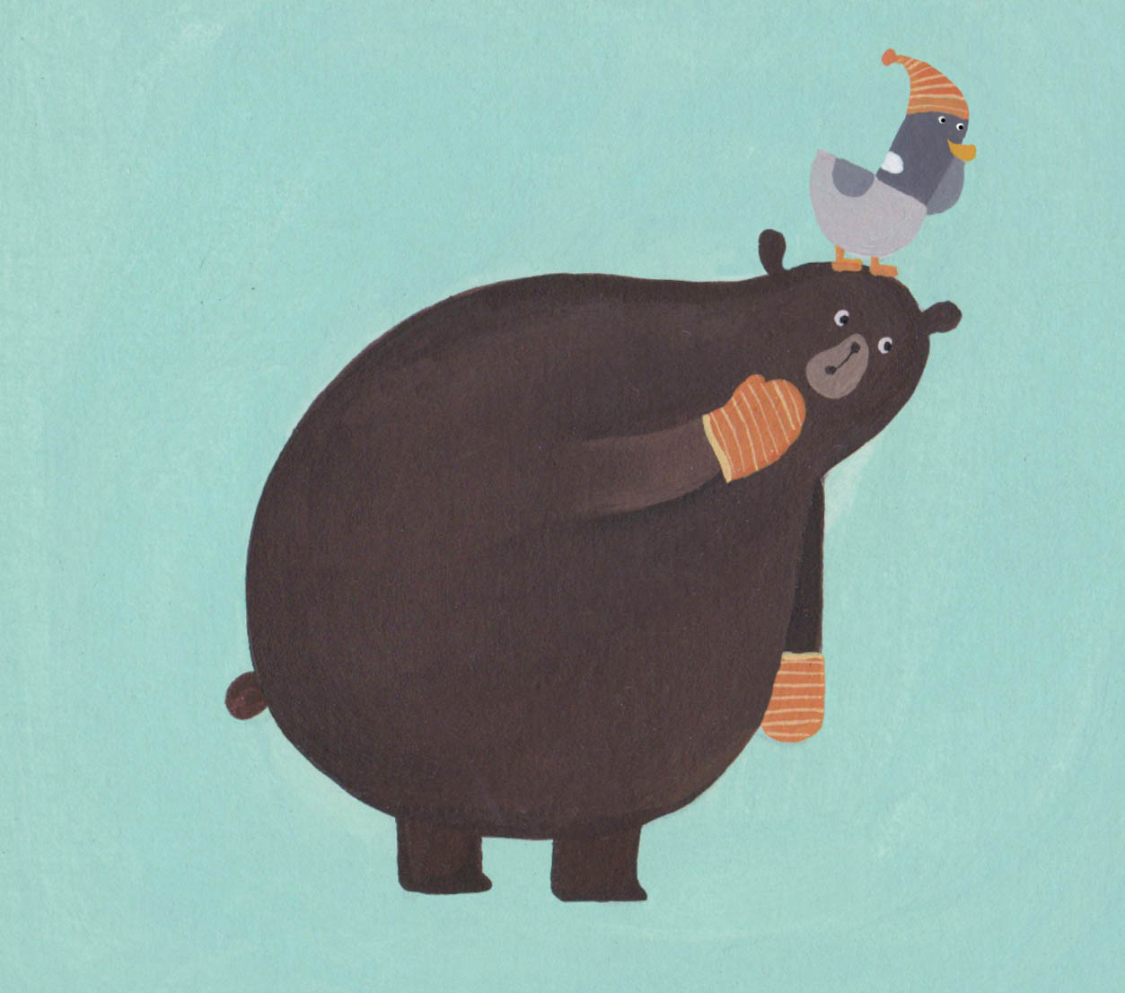 Illustration for The Bear and the Goose book